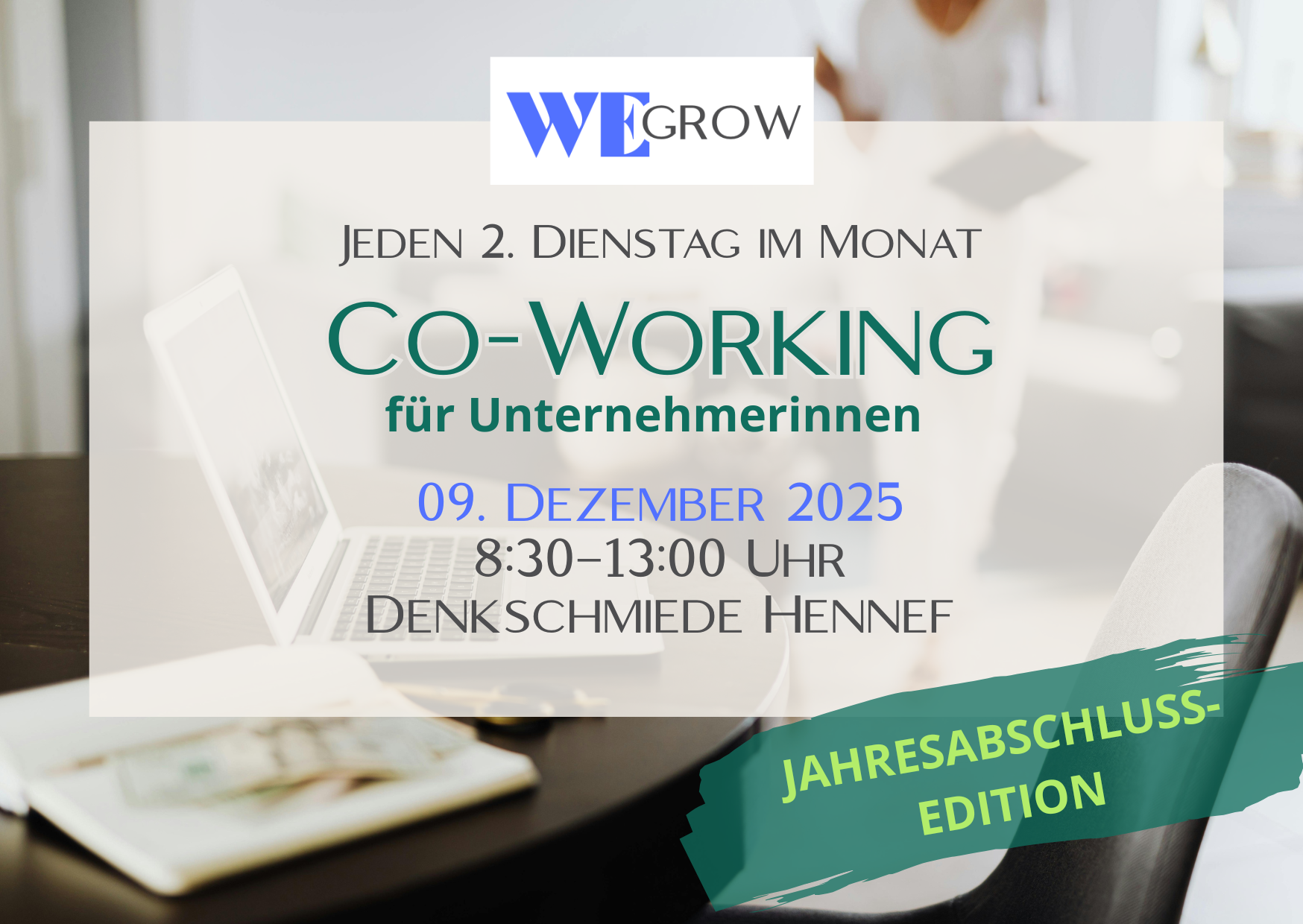 WeGrow Coworking Dezember