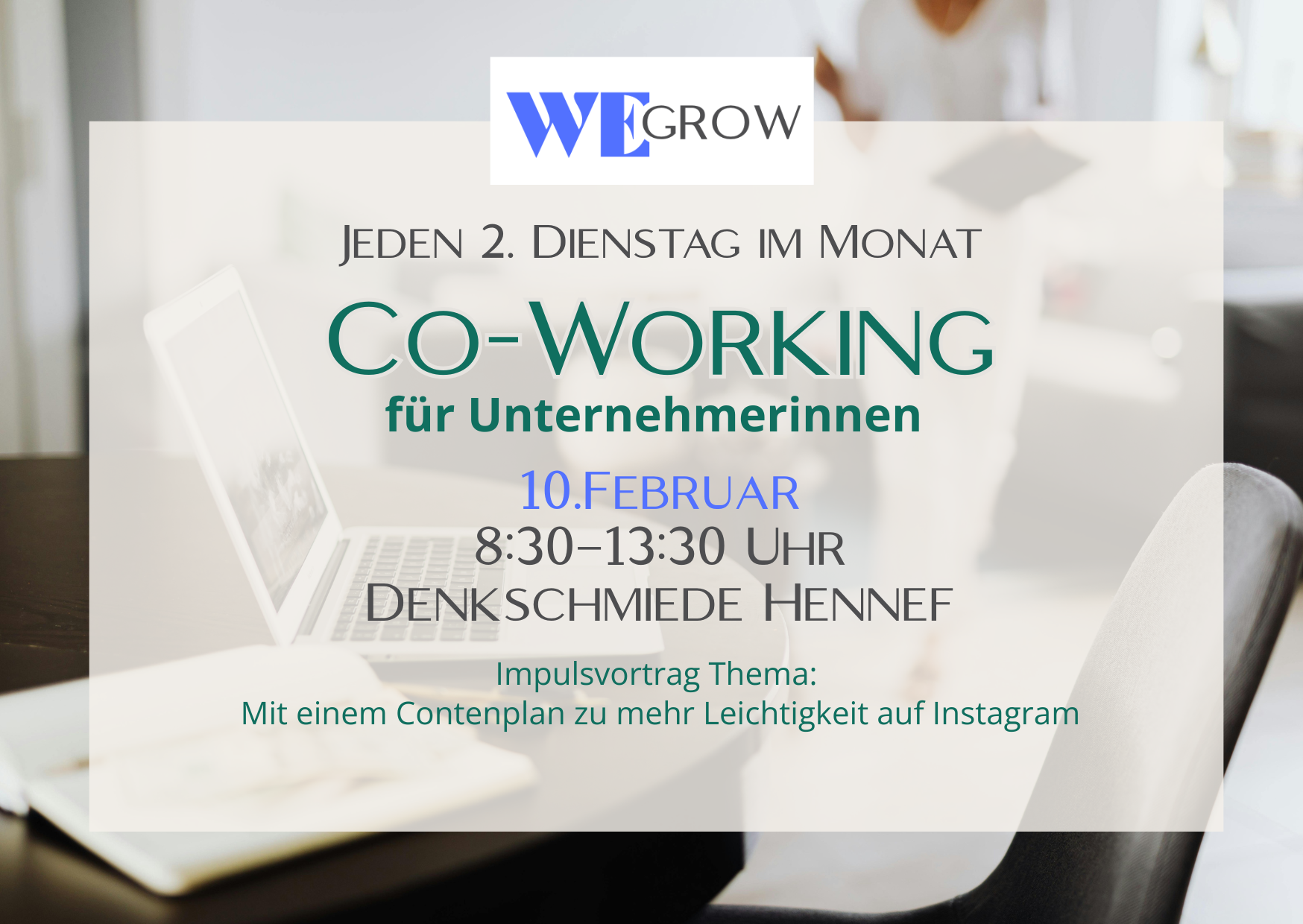 WeGrow Coworking Februar 2026